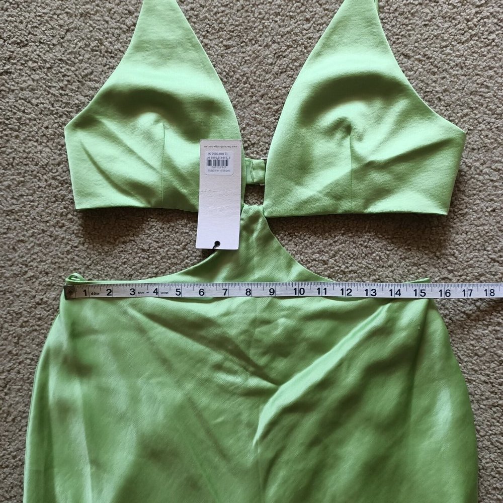BNWT Bec & Bridge Ciao Bella Maxi Dress - Size 12 Apple Green - Picture 8 of 12